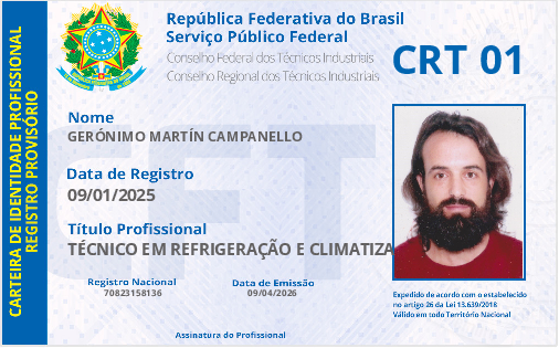 Carteira CRT - Gerónimo M. Campanello